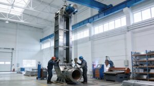 Изготовление ковшовых элеваторов (норий) для сыпучих материалов в цехе ТПК БРИК