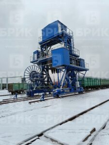 Система пылеподавления сухой туман для комплекса по выгрузке угля