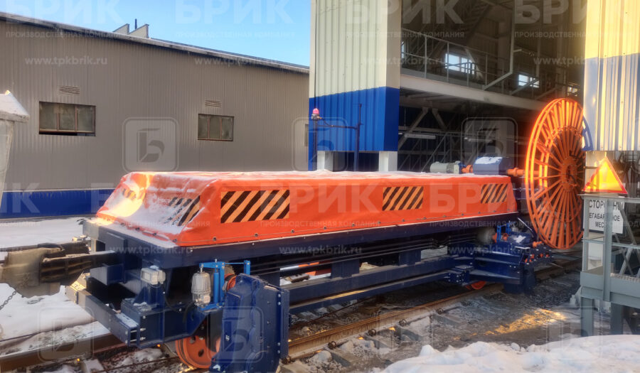 Работа электрического вагонотолкателя на путях необщего пользования, автоматизированная перестановка вагонов