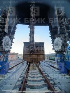 Автоматизированный рыхлитель вагонов на угольном терминале