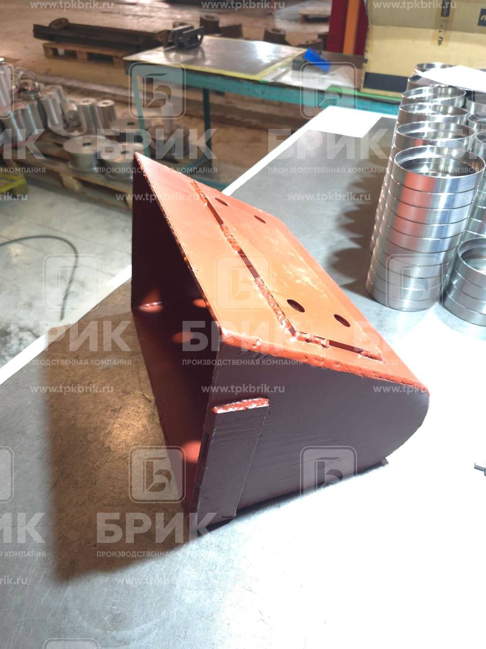 Рабочие ковши для конвейера пищевого производства — изготовление по чертежам ТПК БРИК