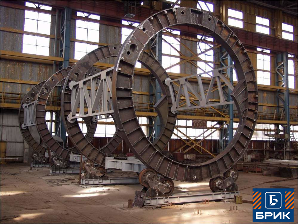 Вагоноопрокидыватель производства ТПК Брик — роторный круговой для разгрузки полувагонов с сыпучим грузом